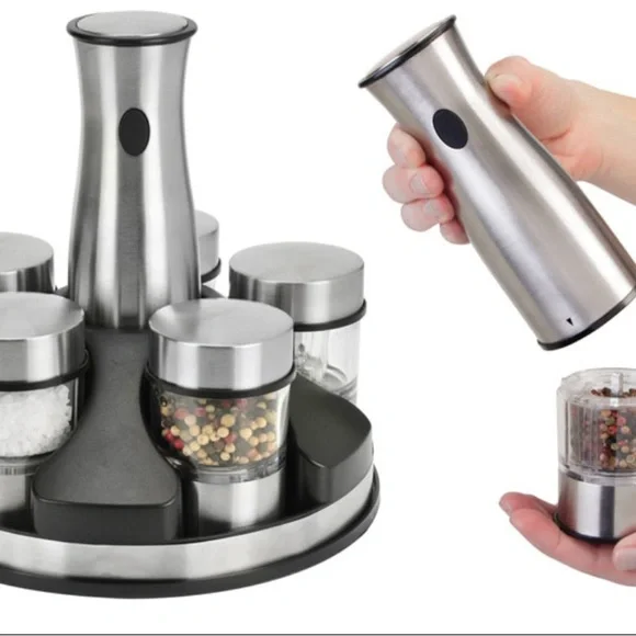 Kalorik rechargeable grinder and spice carousel, like new - Picture 2 of 8